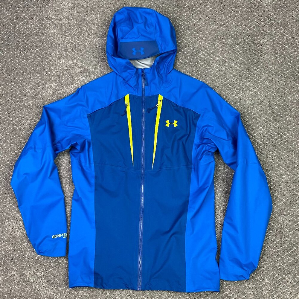 NWOT Under Armour Gore-Tex Atlas Jacket Men's Small Fitted Blue GoreTex 1319508